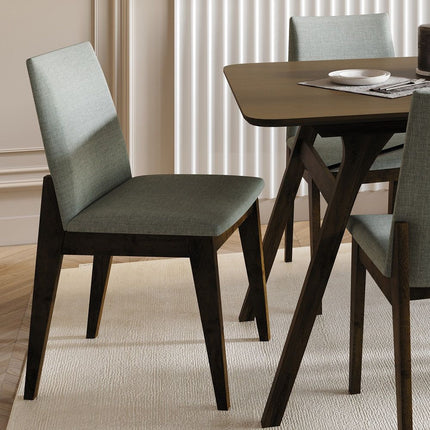 Kaela - Side Chair (Set Of 2) - Walnut - Tony's Home Furnishings