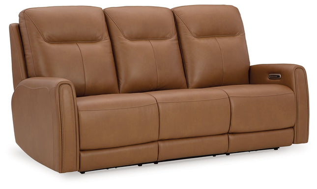 Tryanny - Butterscotch - Power Reclining Sofa With Adj Headrest Signature Design by Ashley® 