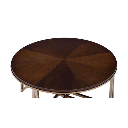 Novus - Coffee Table - Walnut & Champagne ACME 