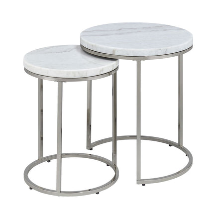 Zaidee - Nesting Table Set - Nickel ACME 