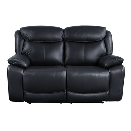 Ralorel - Loveseat - Black Top Grain Leather ACME 