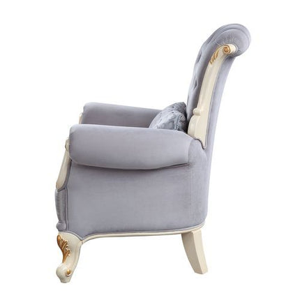 Galelvith - Chair - Gray Fabric ACME 