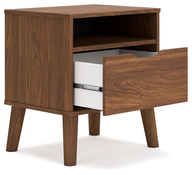 Fordmont - Auburn - One Drawer Night Stand Signature Design by Ashley® 