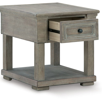 Moreshire - Bisque - Rectangular End Table Ashley Furniture 