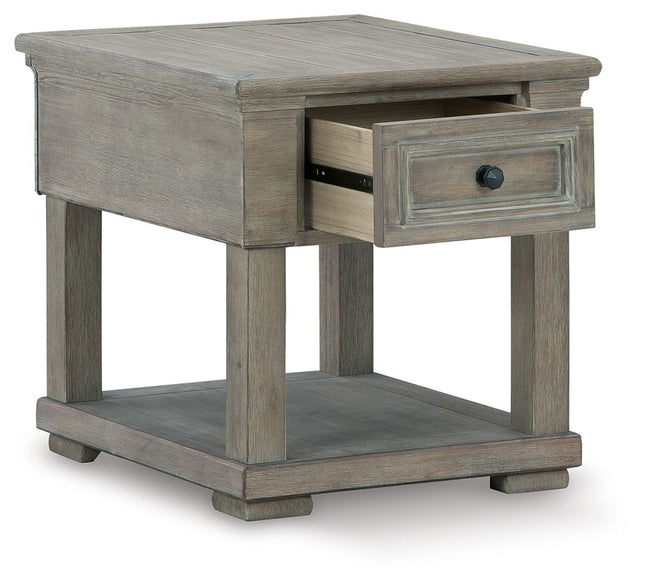 Moreshire - Bisque - Rectangular End Table Ashley Furniture 