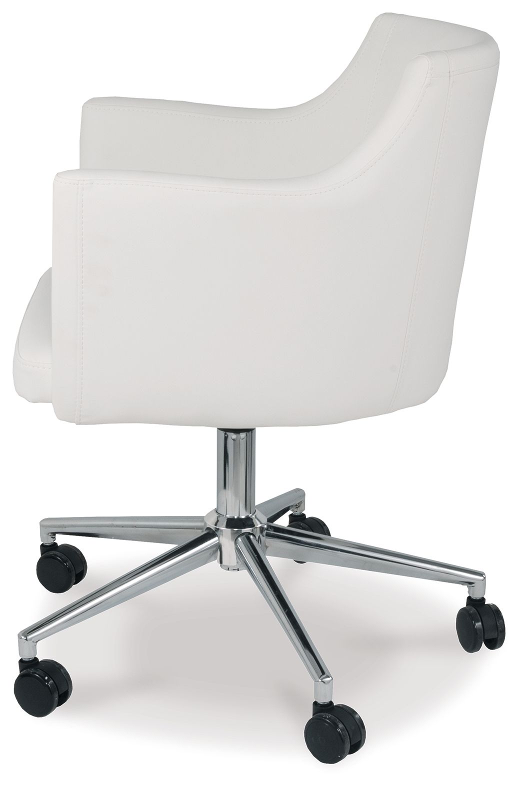 Baraga - White - Home Office Swivel Desk Chair - Tony's Home Furnishings