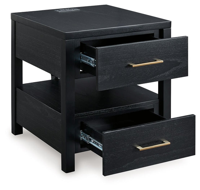 Winbardi - Black - Rectangular End Table Signature Design by Ashley® 