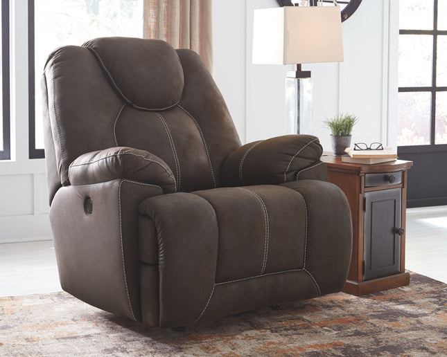 Warrior - Brown Dark - Power Rocker Recliner Ashley Furniture 