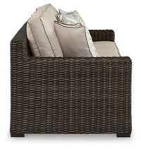 Thumbnail for Coastline Bay - Brown - Sofa With Cushion - Tony's Home Furnishings