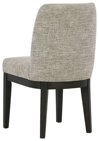 Thumbnail for Burkhaus - Beige / Dark Brown - Dining Uph Side Chair (Set of 2) - Tony's Home Furnishings