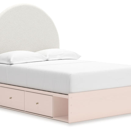 Wistenpine - Upholstered Panel Bed With Storage Signature Design by Ashley® 