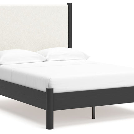 Cadmori - Upholstered Panel Bed Signature Design by Ashley® 