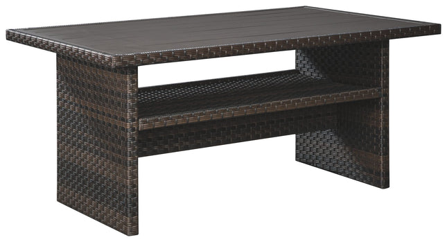 Easy - Dark Brown / Beige - Rect Multi-use Table Ashley Furniture 