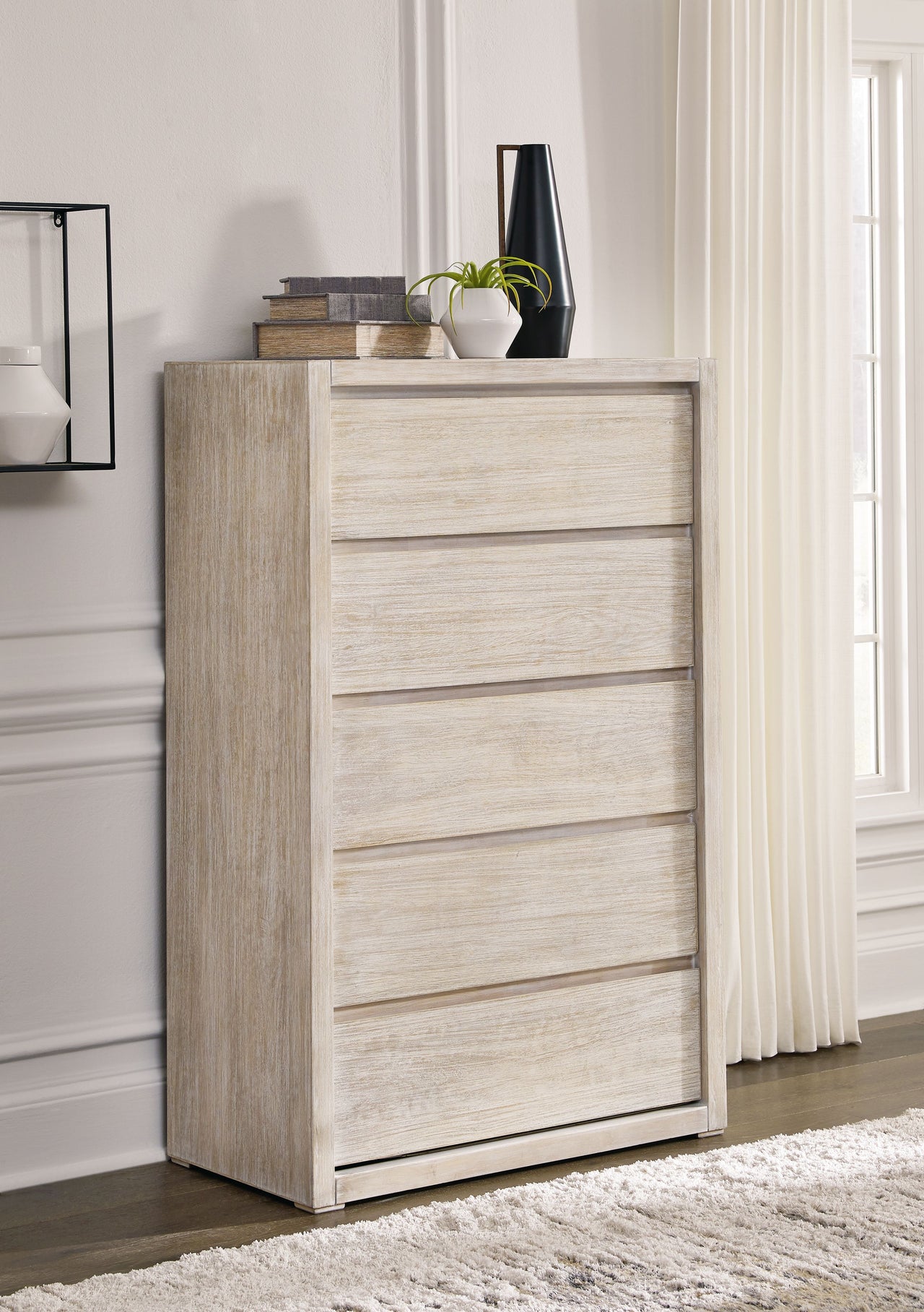 Michelia - Bisque - Five Drawer Chest - Tony's Home Furnishings