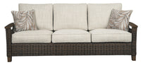 Thumbnail for Paradise - Medium Brown - Sofa With Cushion - Tony's Home Furnishings
