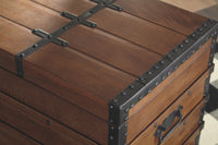 Thumbnail for Kettleby - Brown - Storage Trunk - Tony's Home Furnishings