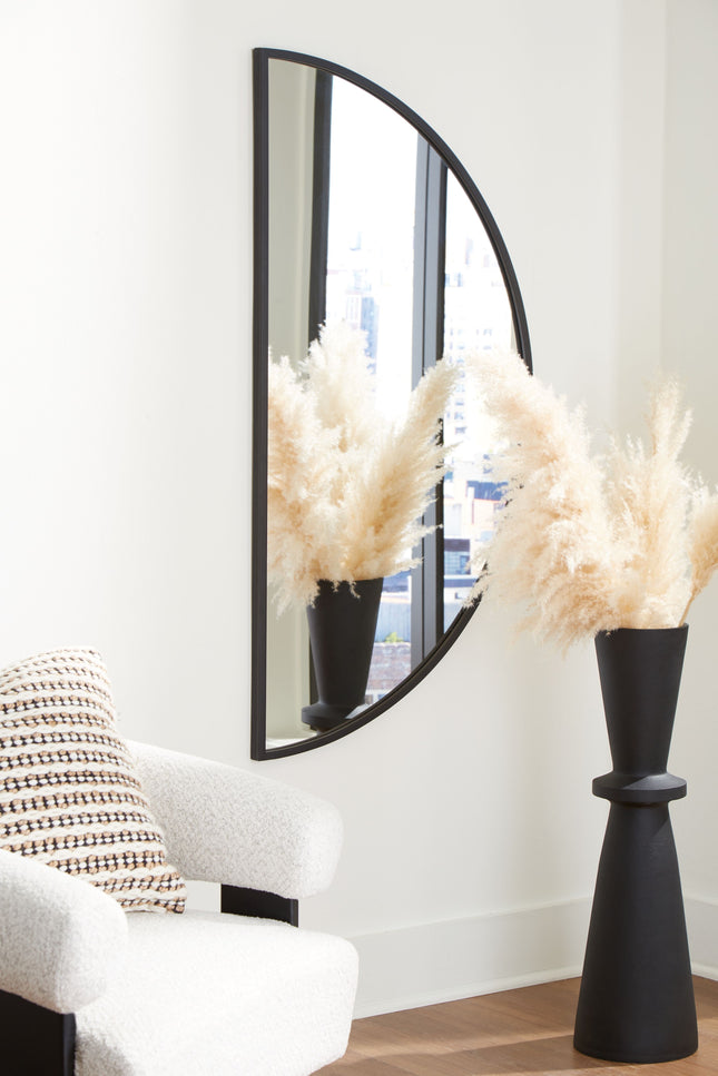 Denlow - Black - Accent Mirror Signature Design by Ashley® 