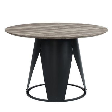 Zudora - Dining Table - Antique Oak & Black - Tony's Home Furnishings