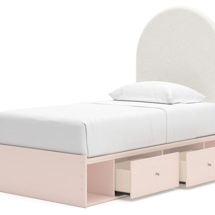 Wistenpine - Upholstered Panel Bed With Storage Signature Design by Ashley® 