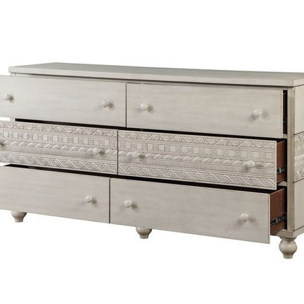 Roselyne - Dresser - Antique White Finish ACME 