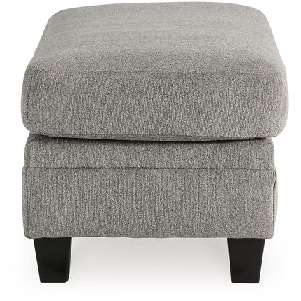 Davinca - Charcoal - Ottoman Benchcraft® 