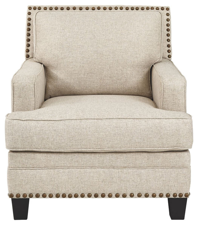 Claredon - Linen - Chair Ashley Furniture 