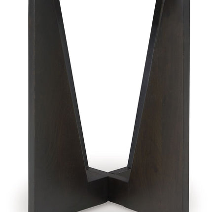 Tellrich - Black / White - Accent Table Signature Design by Ashley® 