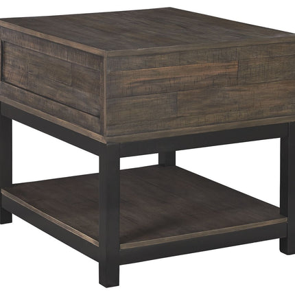 Johurst - Grayish Brown - Rectangular End Table Ashley Furniture 