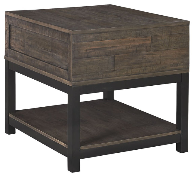 Johurst - Grayish Brown - Rectangular End Table Ashley Furniture 