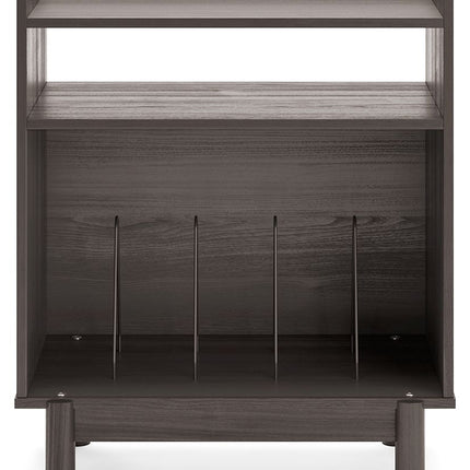 Brymont - Dark Gray - Turntable Accent Console Signature Design by Ashley® 