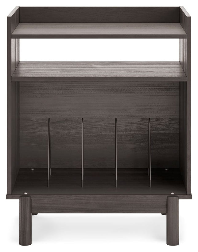 Brymont - Dark Gray - Turntable Accent Console Signature Design by Ashley® 