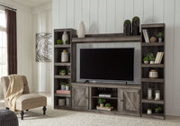 Thumbnail for Wynnlow - Gray - 4-Piece Entertainment Center With LG TV Stand W/Fireplace Option - Tony's Home Furnishings