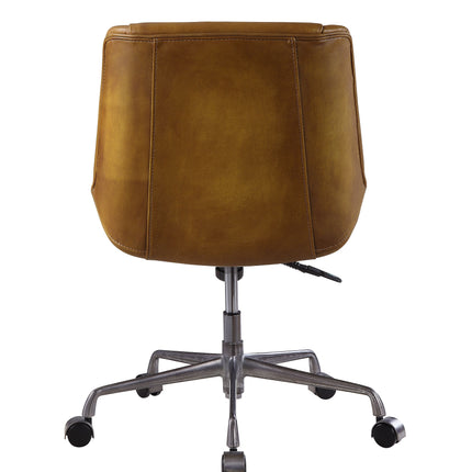 Ambler - Executive Office Chair - Saddle Brown Top Grain Leather ACME 