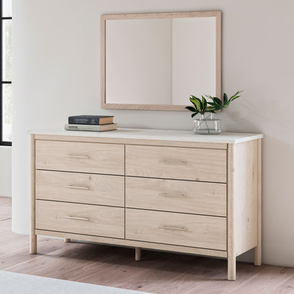 Cadmori - Two-tone - Dresser And Mirror Signature Design by Ashley® 