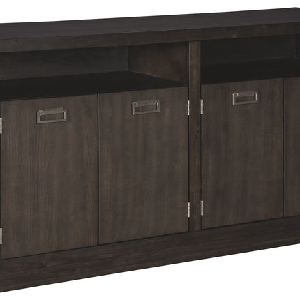 Hyndell - Dark Brown - Dining Room Server Signature Design by Ashley® 