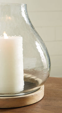 Thumbnail for Adalisen - Clear / Brown - Candle Holder - Tony's Home Furnishings