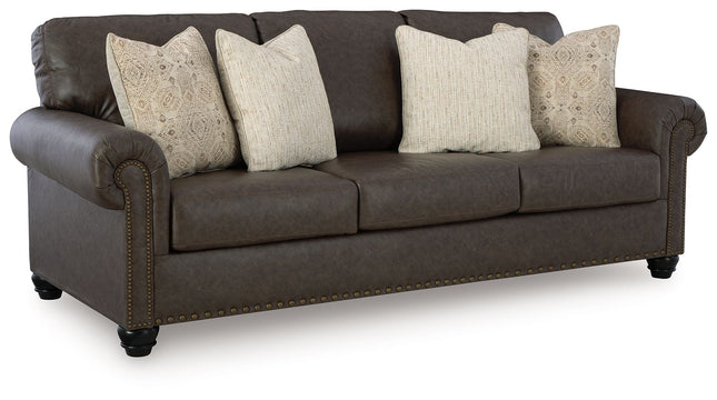 Roxmere - Umber - Queen Sofa Sleeper Benchcraft® 