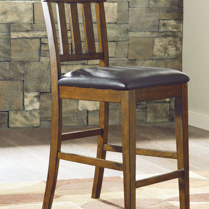 Ralene - Medium Brown - Upholstered Barstool (Set of 2) Signature Design by Ashley® 