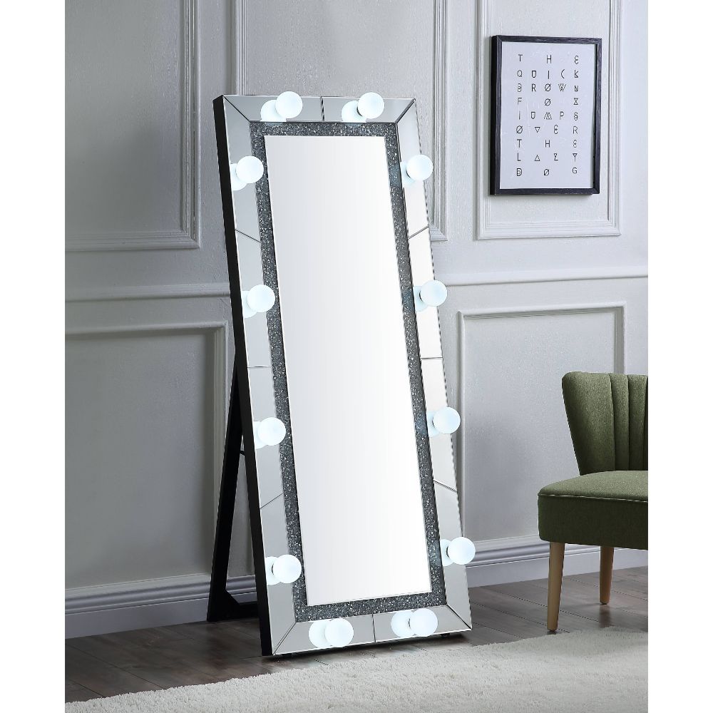 Noralie - Accent Floor Mirror - Mirrored - 63" - Tony's Home Furnishings