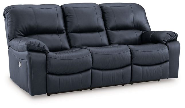 Leesworth - Ocean - 3 Pc. - Power Reclining Sofa, Power Reclining Loveseat, Power Rocker Recliner Signature Design by Ashley® 