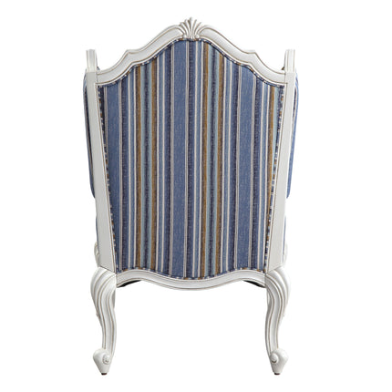 Ciddrenar - Chair - Fabric & White Finish ACME 