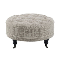 Thumbnail for Upendo - Ottoman With Caster - Beige - Tony's Home Furnishings