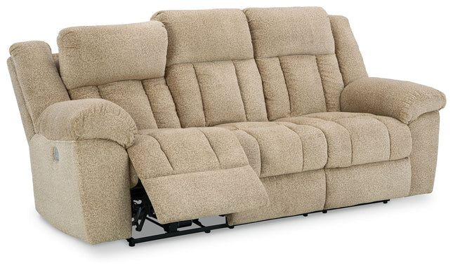 Tip-off - Power Reclining Sofa With Adj Headrest Signature Design by Ashley® 