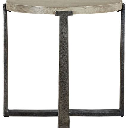 Dalenville - Gray - Round End Table Signature Design by Ashley® 