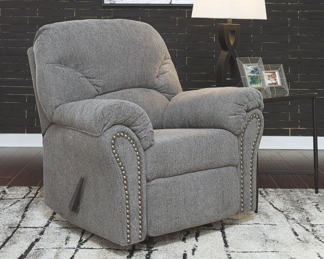 Allmaxx - Pewter - Rocker Recliner Ashley Furniture 