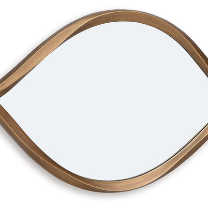 Bartner - Antique Gold Finish - Accent Mirror Signature Design by Ashley® 