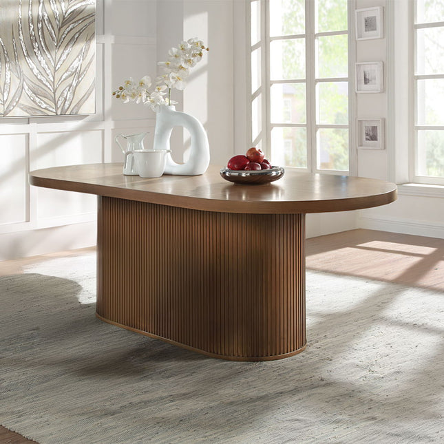 Gamarya - Dining Table - Oak Finish ACME 