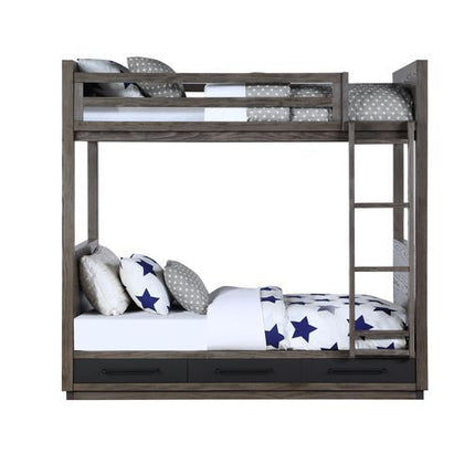 Estevon - Bunk Bed - Gray Oak Finish ACME 