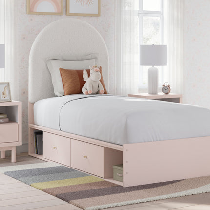 Wistenpine - Upholstered Panel Bed With Storage Signature Design by Ashley® 