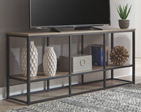 Thumbnail for Wadeworth - Brown / Black - Extra Large TV Stand - Tony's Home Furnishings